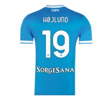 SSC Napoli Rasmus Hojlund #19 Koszulka Podstawowa 2025-26 Krótki Rękaw